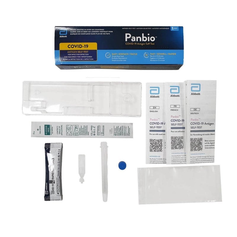 Abbott Panbio™ COVID-19 Lateral Flow Test, 10 PCS