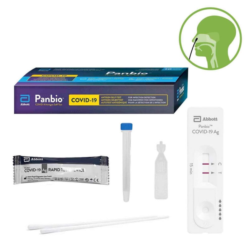 Abbott Panbio™ COVID-19 Lateral Flow Test, 10 PCS