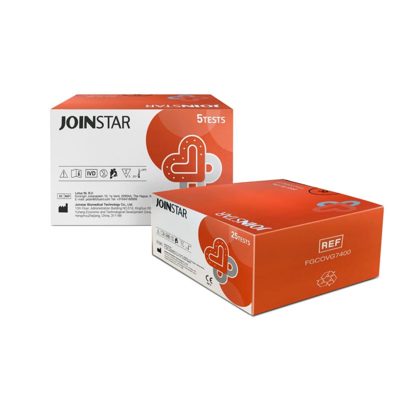 Joinstar COVID-19 Antigen Lateral Flow Test (Colloidal Gold) 25 test kits