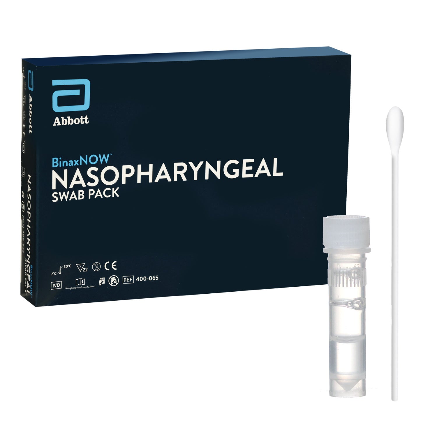 Abbott BinaxNOW™ Influenza Swab Kit 22 Tests – POC Diagnostics