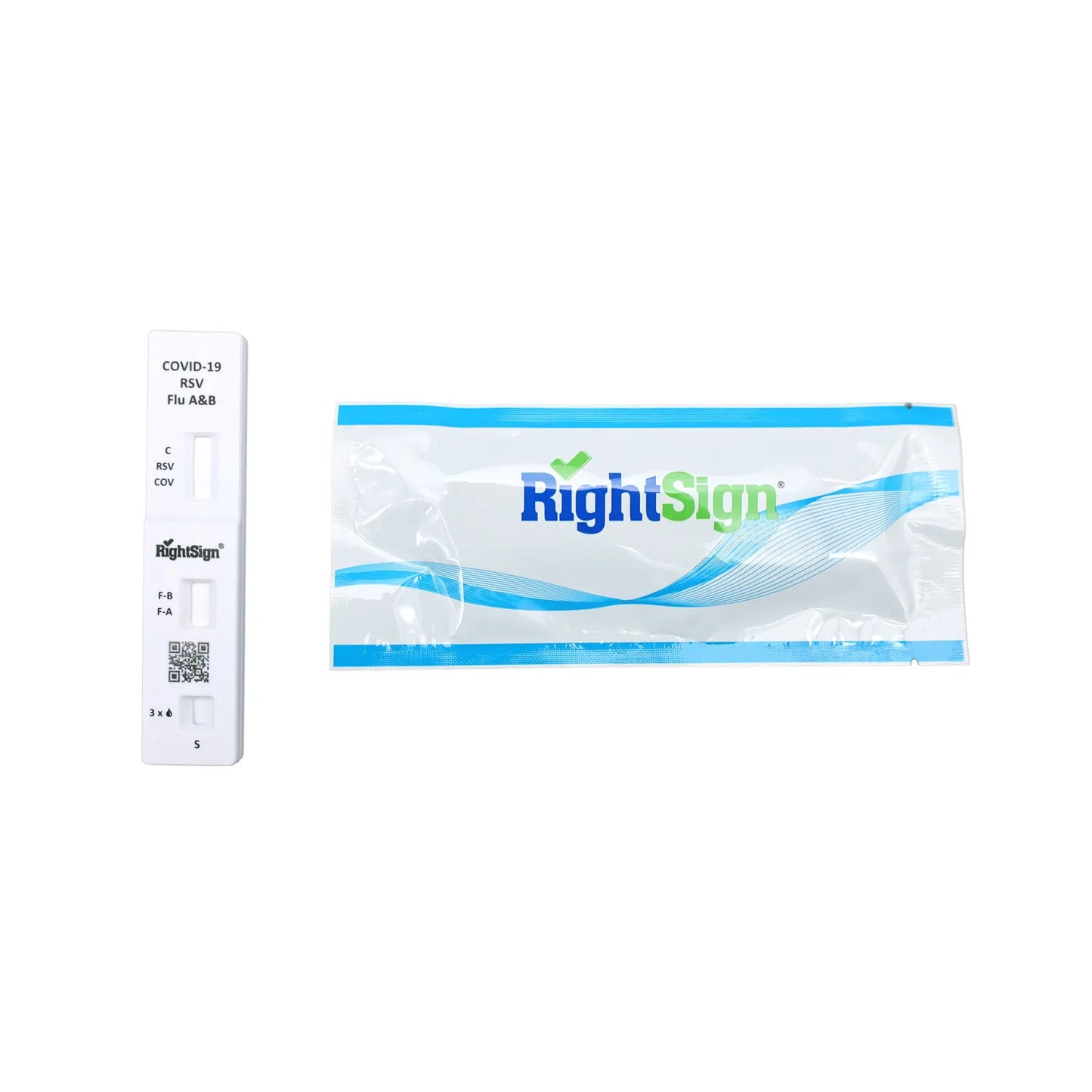 RightSign COVID-19/Flu A&B/RSV Combo Antigen Rapid 25 Tests