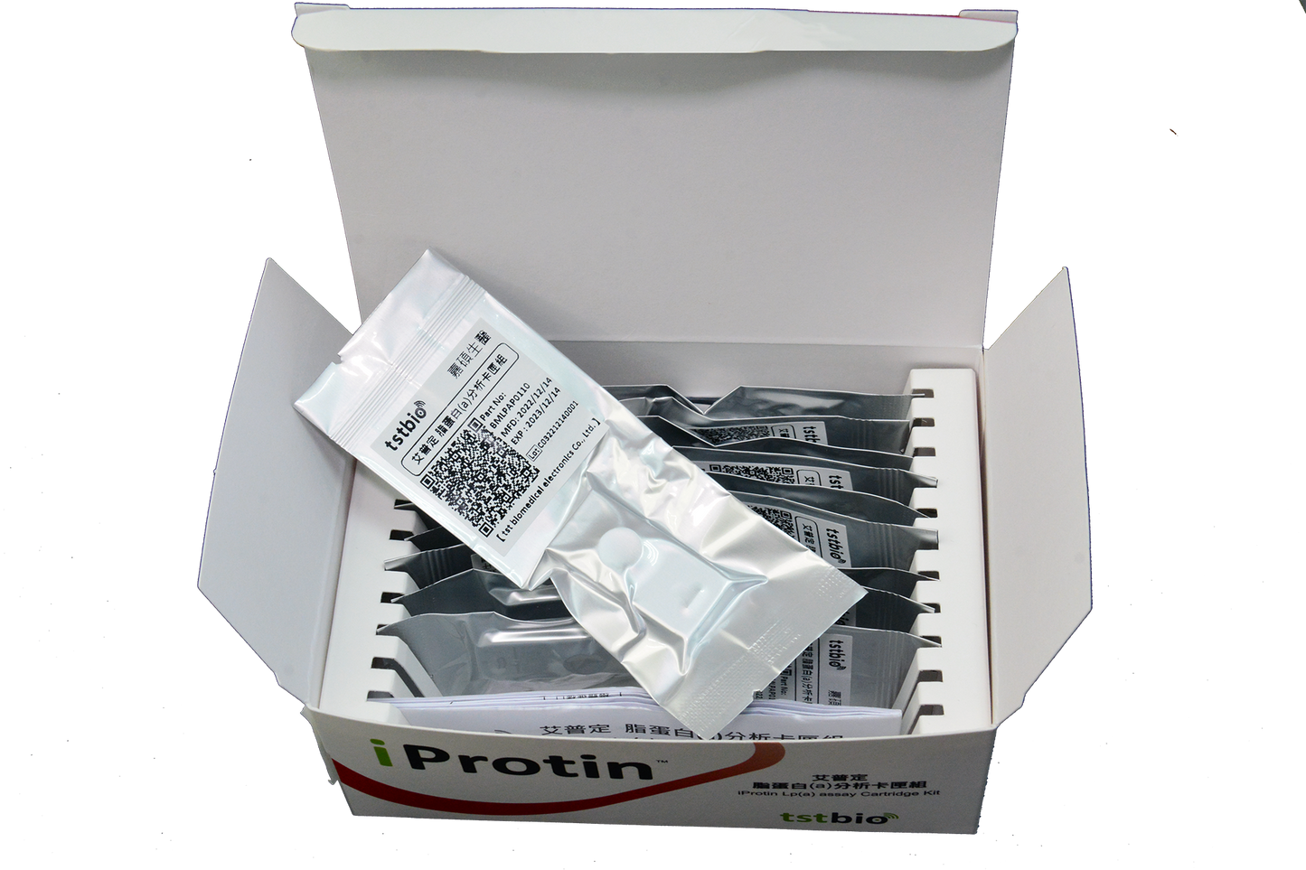 tstbio iprotin Lp(a) Assay Cartridge Kit 10 Tests FDA CE