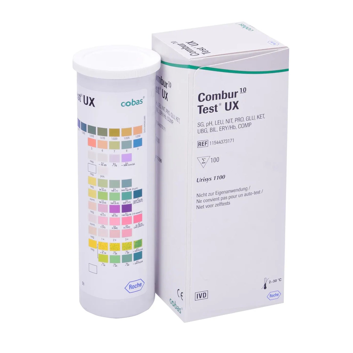 Roche Combur Test UX Strips Urisys 1100 Urinalysis Device