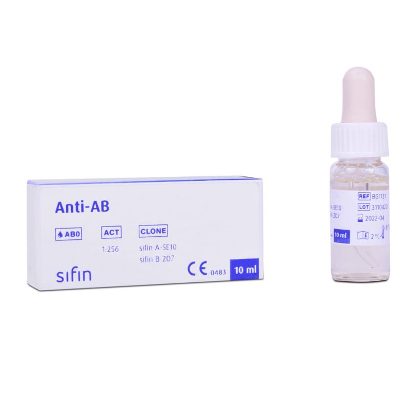 SIFIN Reagent for Determining Blood Types Anti-AB 10 ml