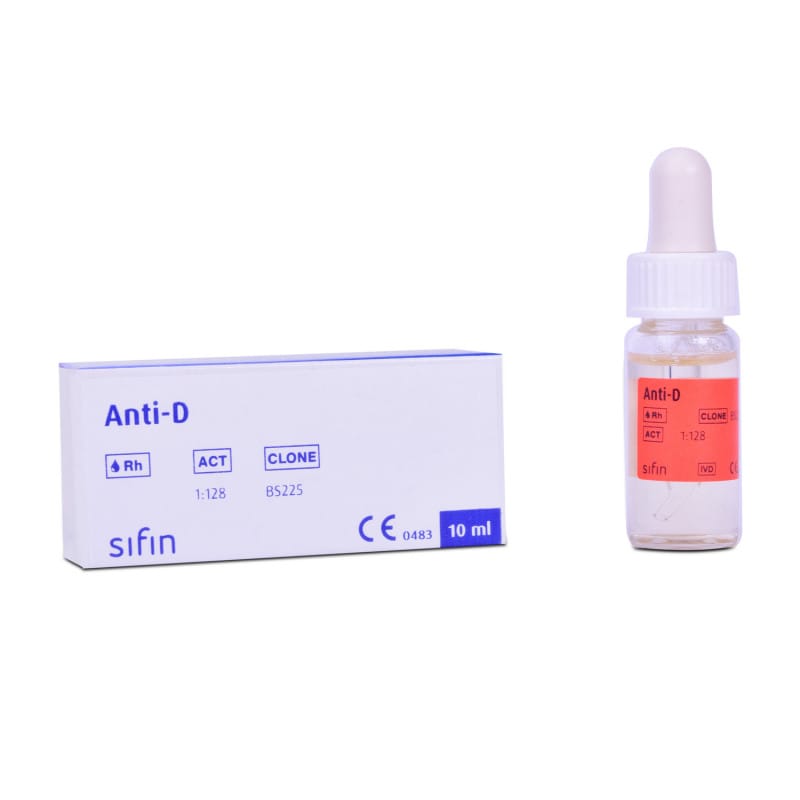 SIFIN Reagent for Determining Blood Types Anti-D 10 ml – POC Diagnostics