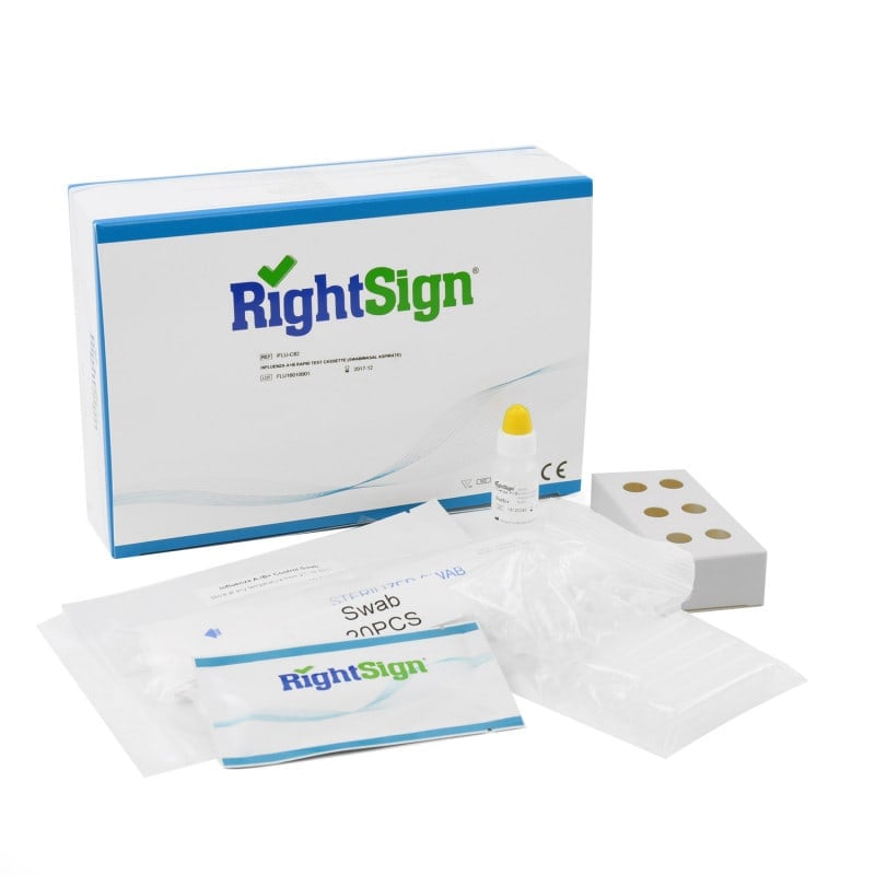 Right Sign Influenza A + B 20 Tests