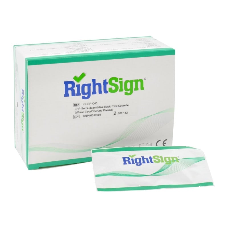 RightSign semi-quantitative CrP-Test, 25 Tests