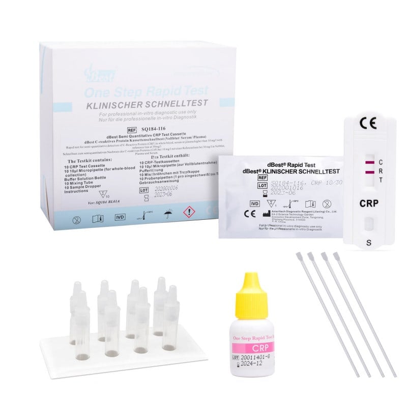 Dbest System dBest CRP Rapid 10 Tests – POC Diagnostics