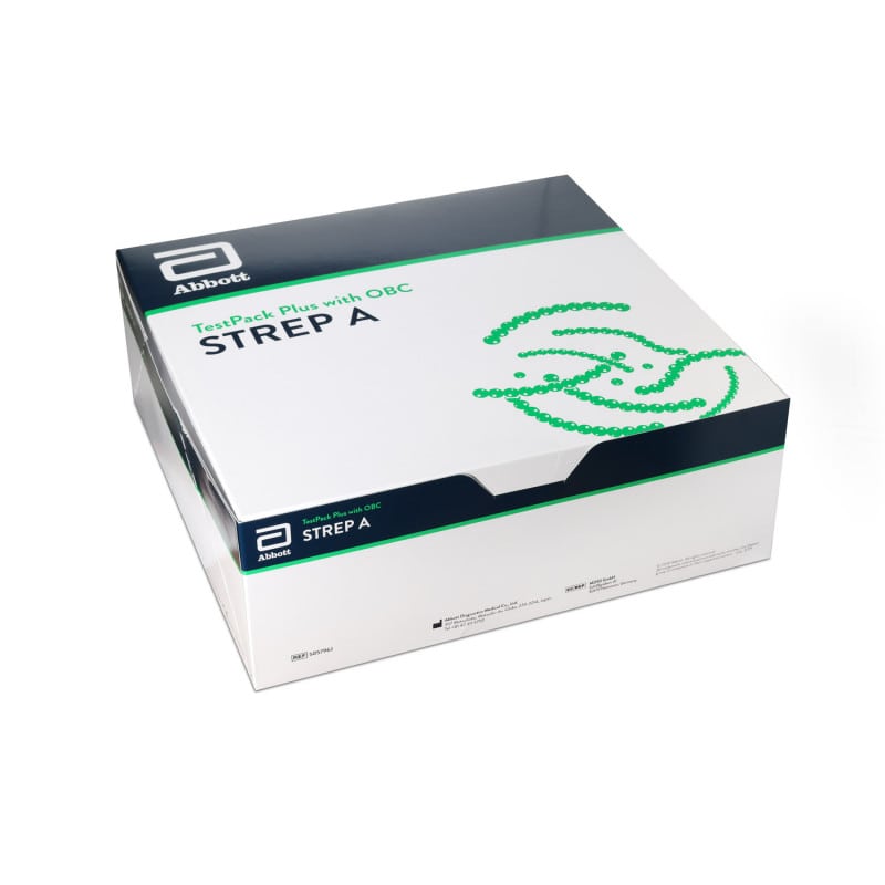 Test Pack Abbott TestPack Plus Strep A: Rapid 5-Min Test | Reliable Results – POC ...